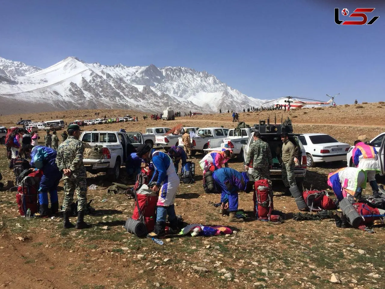 کمپینگ شبانه 30 کماندوی ارتش در کوهستان با دمای 15 درجه زیر صفر