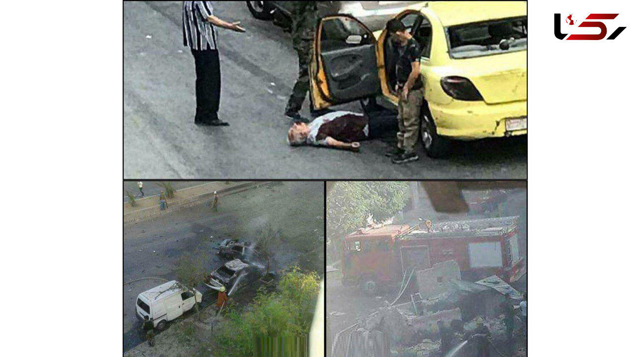 تصاویر انفجار یک خودروی انتحاری در دمشق 