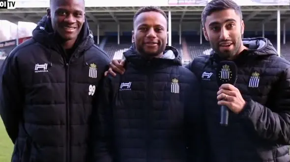 تبریک سال نو میلادی توسط بازیکنان شارلوا و کاوه رضایی + فیلم