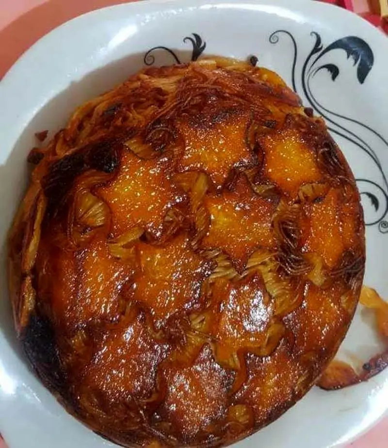 تزیین ماکارونی با سیب زمینی با بهترین رسپی برای ته دیگ خوشمزه خاص