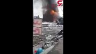 فیلم لحظه انفجار جایگاه lpg در منطقه هفت‌جوی