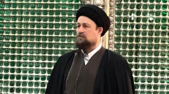 عکس خیره کننده عروس چشم رنگی حسن خمینی / جنجالی اما شوک آور!