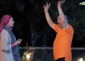 فیلم آواز هنرمندانه /  دامبالا دیمبو بازیگرامون تو مهمونی سریال زخم کاری که خانم بازیگر میزنه آقایون میرقصن