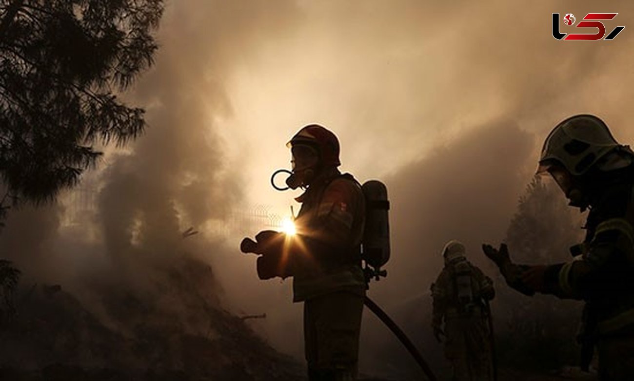 آتش سوزی در مجتمع تجاری قلهک تهران