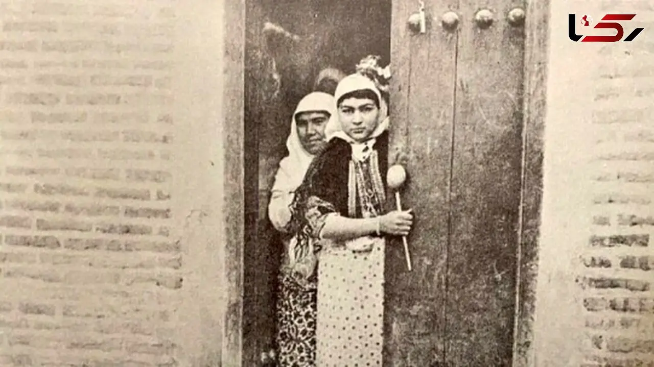 آخرین سوگلی ناصرالدین‌شاه با لباس چینی