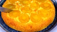 طرز تهیه کیک زردآلو + فیلم