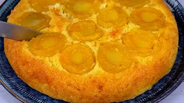 طرز تهیه کیک زردآلو + فیلم