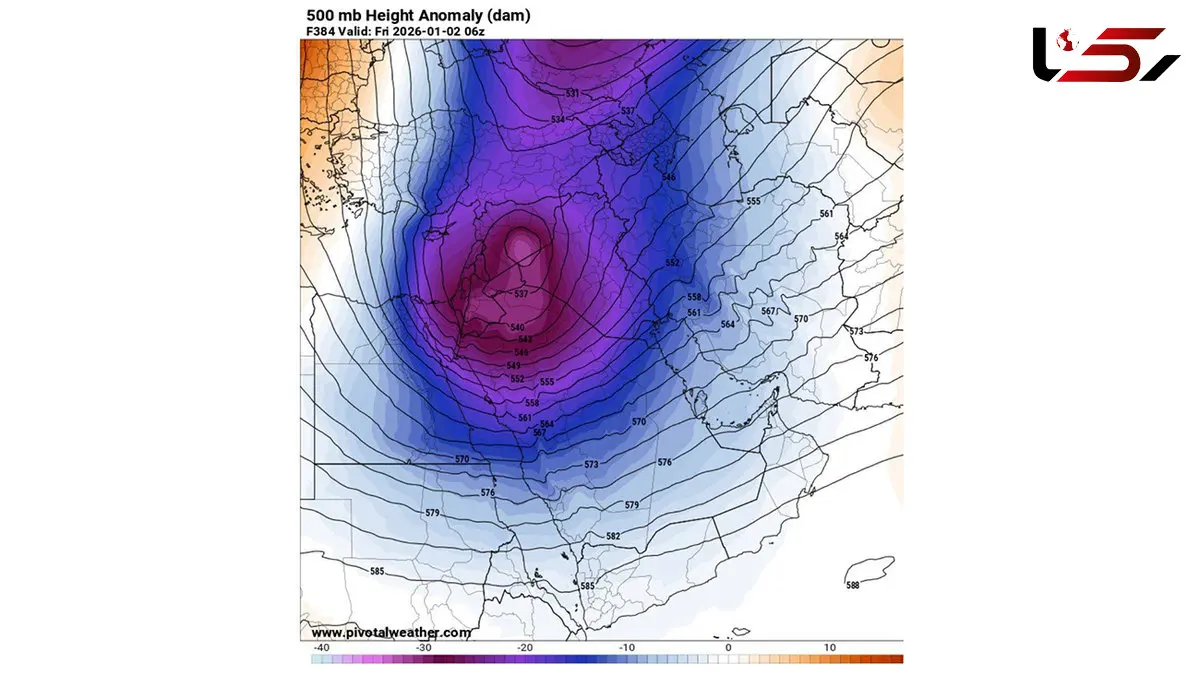 هشدار بارش‌های سنگین در جنوب‌غرب کشور؛ سامانه قدرتمند سودانی در راه ایران