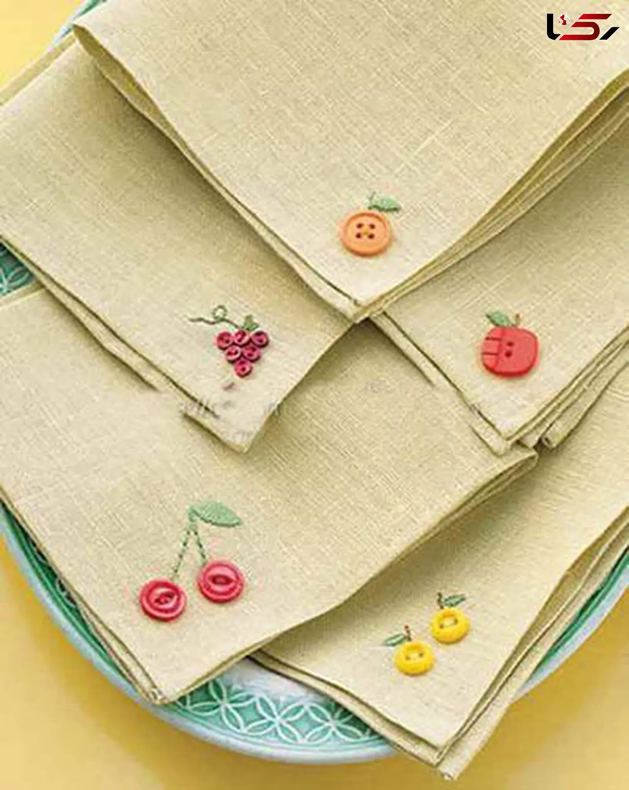 ایده های جدید با دکمه های رنگی+تصاویر
