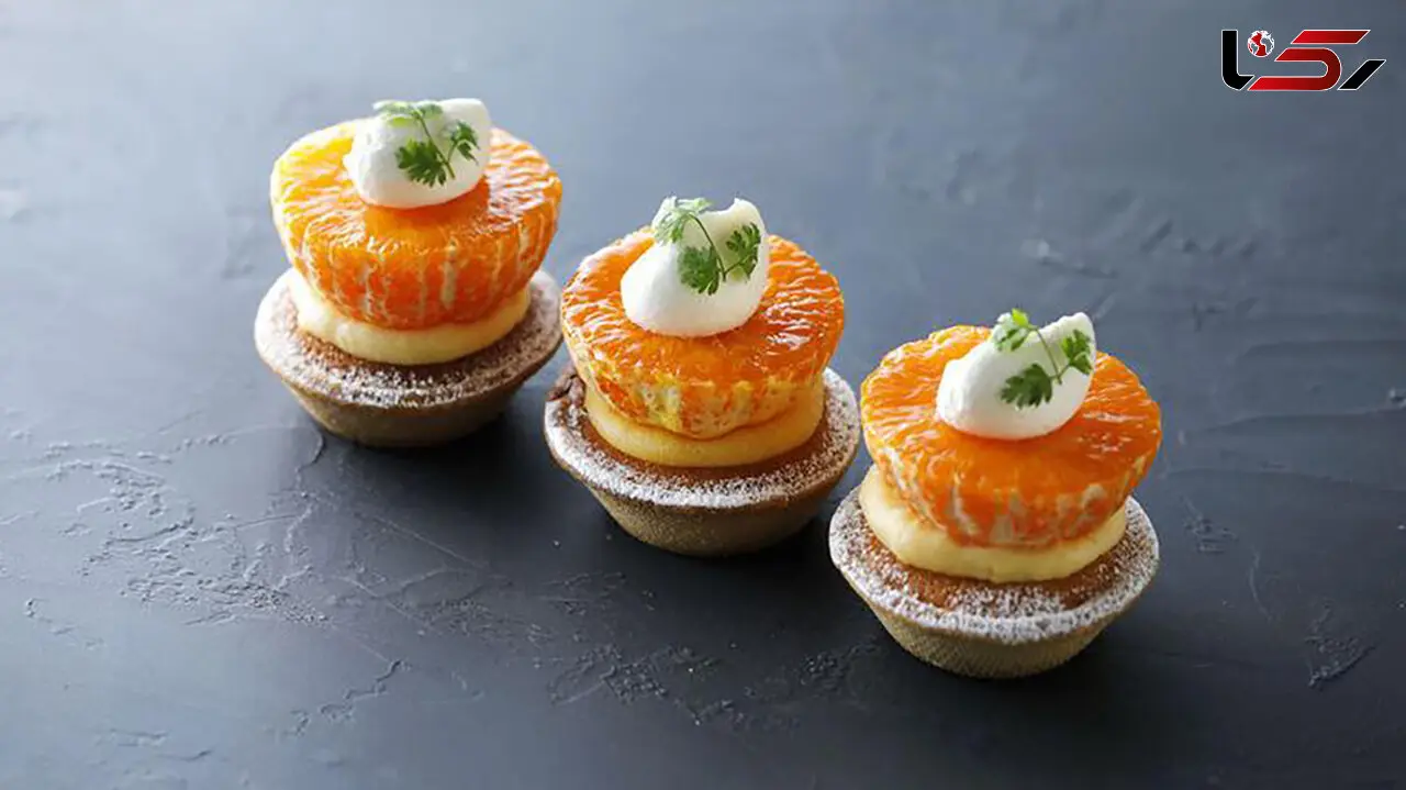 طرز تهیه شیرینى تر با نارنگى و لیمو