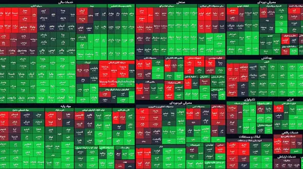 بورس امروز با قدرت در مسیر سبز می تازد + جدول نمادها