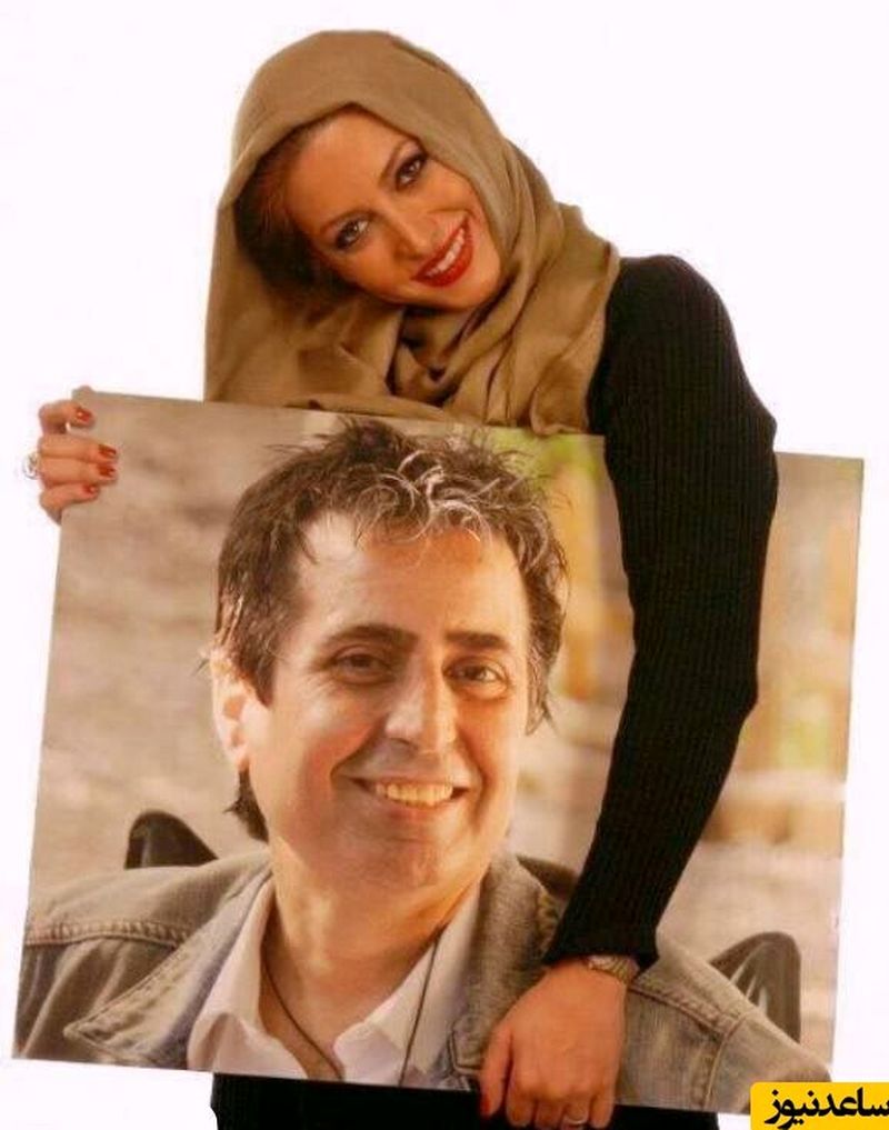 فریبا نادری و همسر مرحومش مسعود رسام 