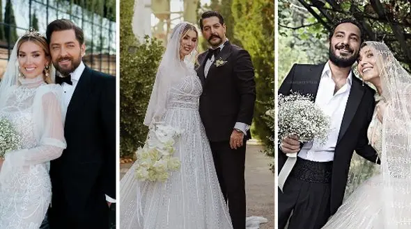 عکس ها / لباس عروس خانم بازیگران ایرانی / از متین ستوده و سمانه پاکدل تا الهام حمیدی و نیلوفر شهیدی و ماهچهره خلیلی از مهسا طهماسبی تا مونا کرمی و ...