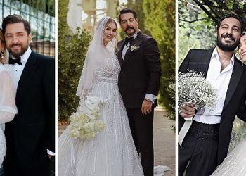 عکس ها / لباس عروس خانم بازیگران ایرانی / از متین ستوده و سمانه پاکدل تا الهام حمیدی و نیلوفر شهیدی و ماهچهره خلیلی از مهسا طهماسبی تا مونا کرمی و ...