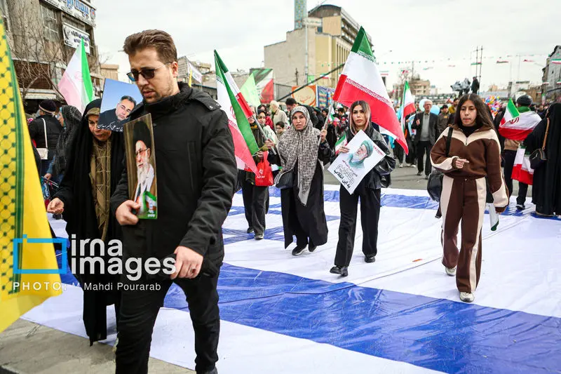 حضور مردم ایران در راهپیماتیی 22 بهمن 1404