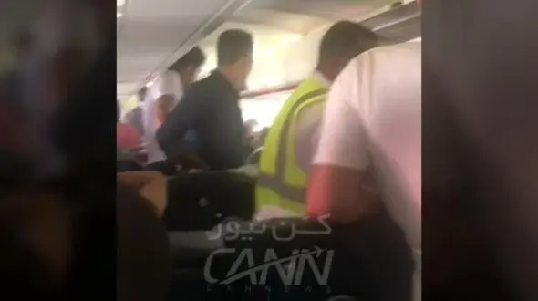 نقص فنی هواپیمای قشم ایر در مسیر مسقط-قشم+ فیلم