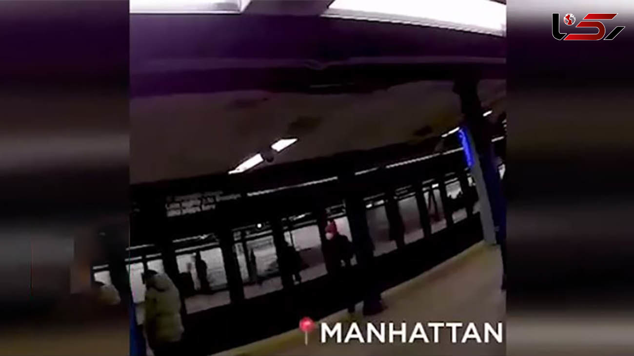 فیلم دعوای 2 زن در مترو / زن جوان از مرگ حتمی نجات یافت 