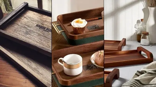 سینی چوبی خاص / 15 انتخاب برتر برای خانه‌ هایی با سبک مینیمال و روستیک