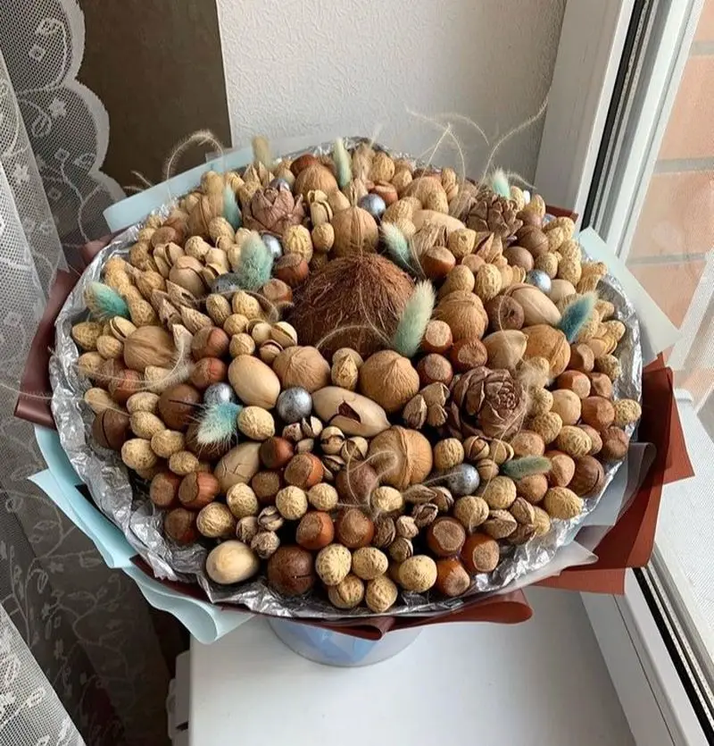 تزیین آجیل، میوه خشک و خشکبار عروس برای نوروز 1405