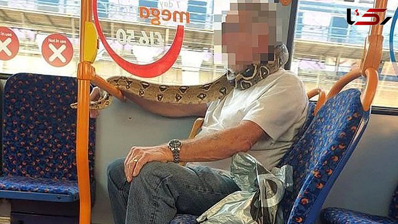 ماسک باور نکردنی یک مرد مسافران اتوبوس را به وحشت انداخت + عکس
