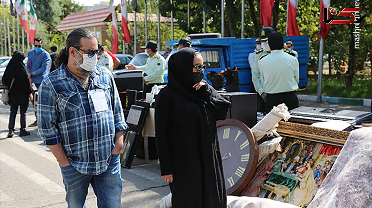 عکس های  مهراب قاسم خانی و دخترش در پلیس آگاهی تهران 