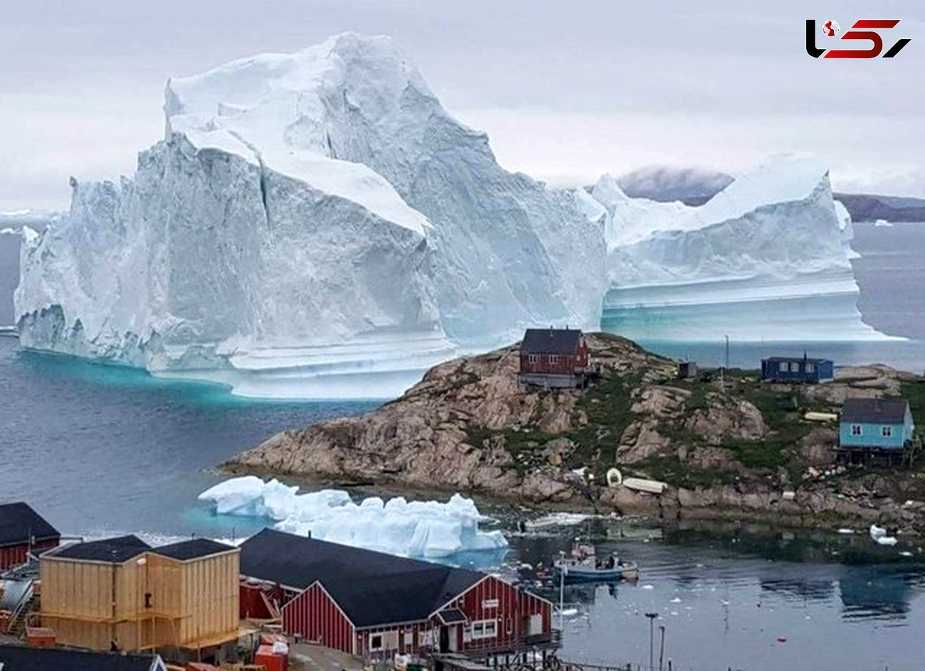 حرکت کوه یخی باعث تخلیه دهکده ای در گرینلند شد