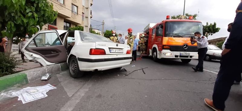 تصادف پرشیا در آبشناسان 