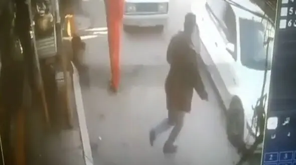 فیلم لحظه سرقت سمند در پمپ بنزین ملاثانی خوزستان