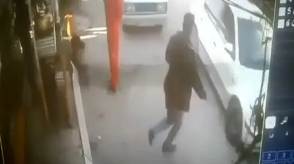 فیلم لحظه سرقت سمند در پمپ بنزین ملاثانی خوزستان