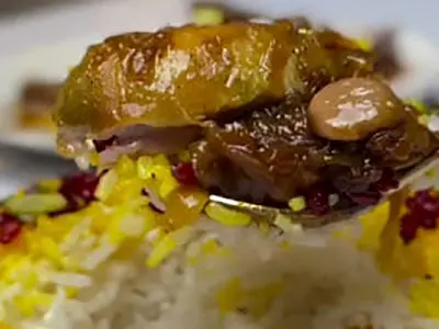 آموزش پخت مرغ روغن‌ پز مشهدی + فیلم