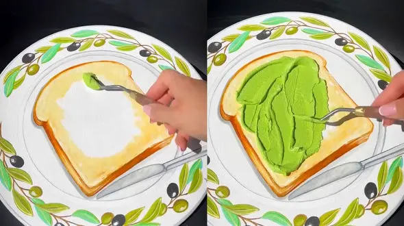 صبحانه خوشمزه ای که خوردنی نیست + فیلم