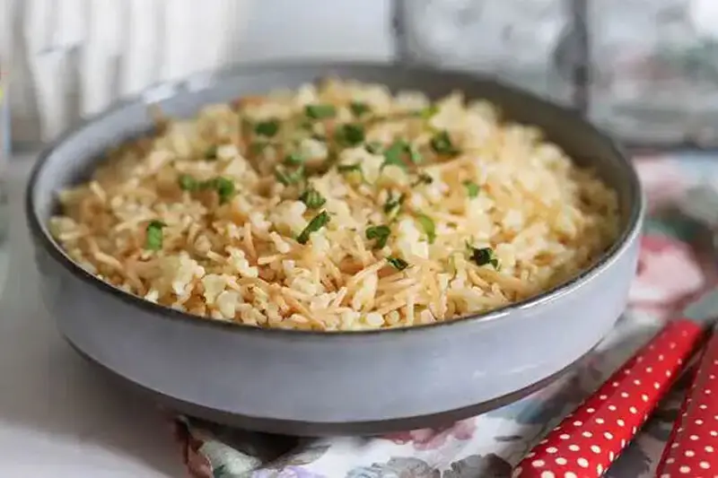 آماده شدن بلغور پلو