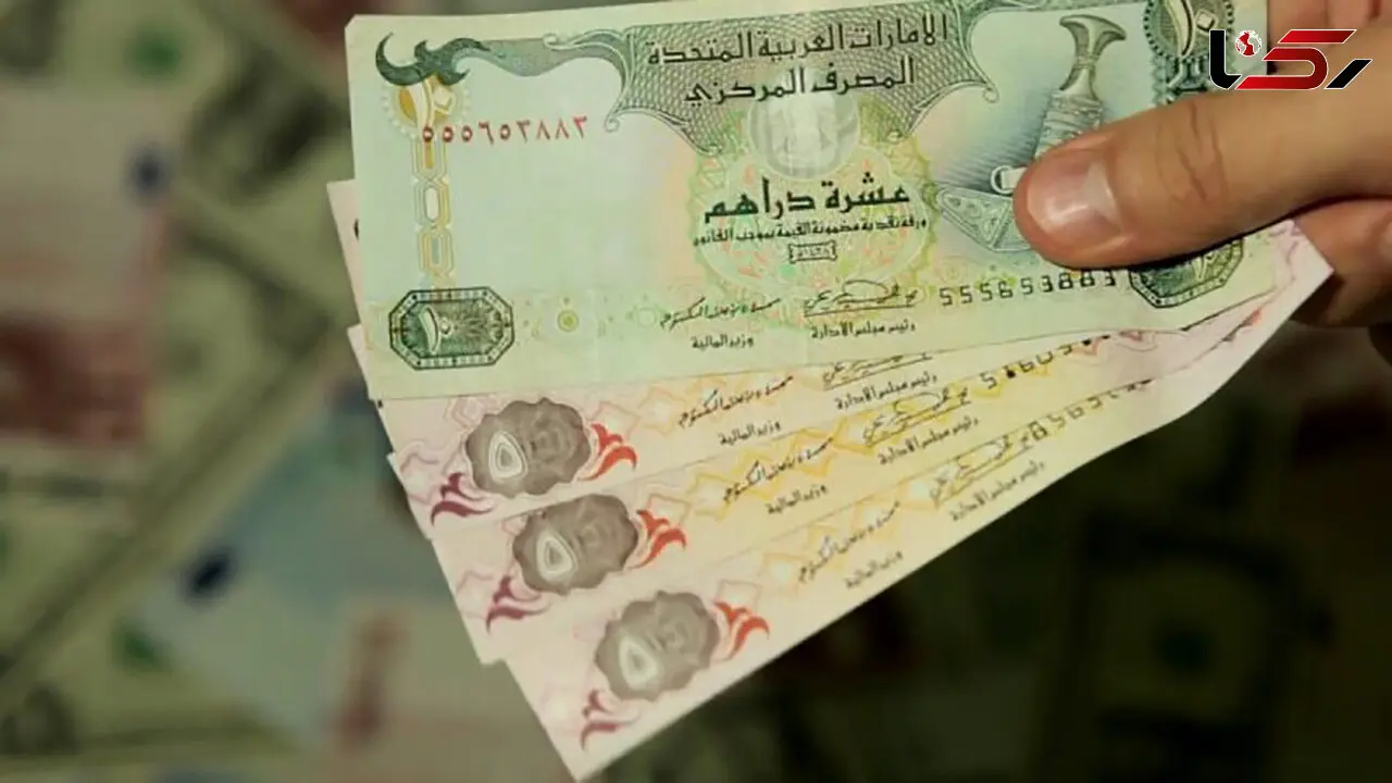 قیمت درهم امروز یکشنبه 18 مرداد 1405