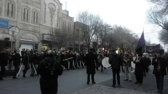 اجتماع بزرگ مردم تبریز به مناسبت شهادت سردار حاج قاسم سلیمانی