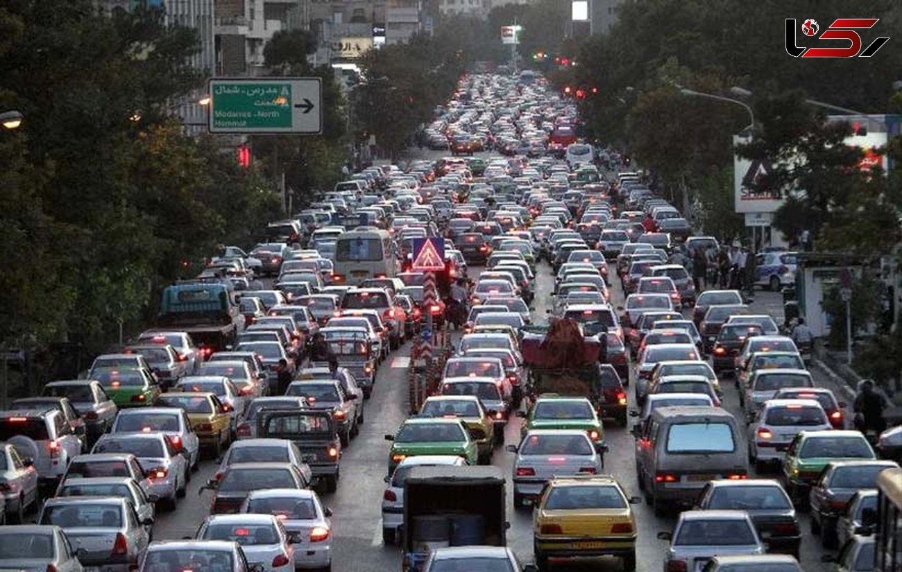 وضعیت ترافیک معابر بزرگراه های  تهران 