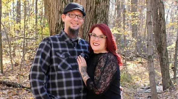 عکس خاص از عروس و داماد در جنگل