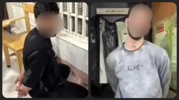 فیلم لحظه بازداشت 2 دزد با 150 شاه کلید قبل از ورود به خانه / پلیس تهران در کمین آنها بود