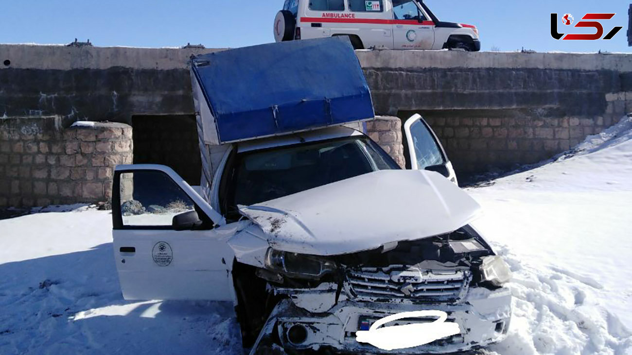 2  مصدوم در حادثه رانندگی در محور مشهد - تربت حیدریه + عکس