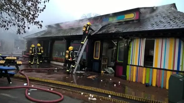 بسته شدن باغ‌ وحش لندن براثر آتش‌سوزی + فیلم و عکس