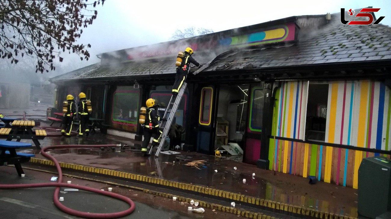 بسته شدن باغ‌ وحش لندن براثر آتش‌سوزی + فیلم و عکس