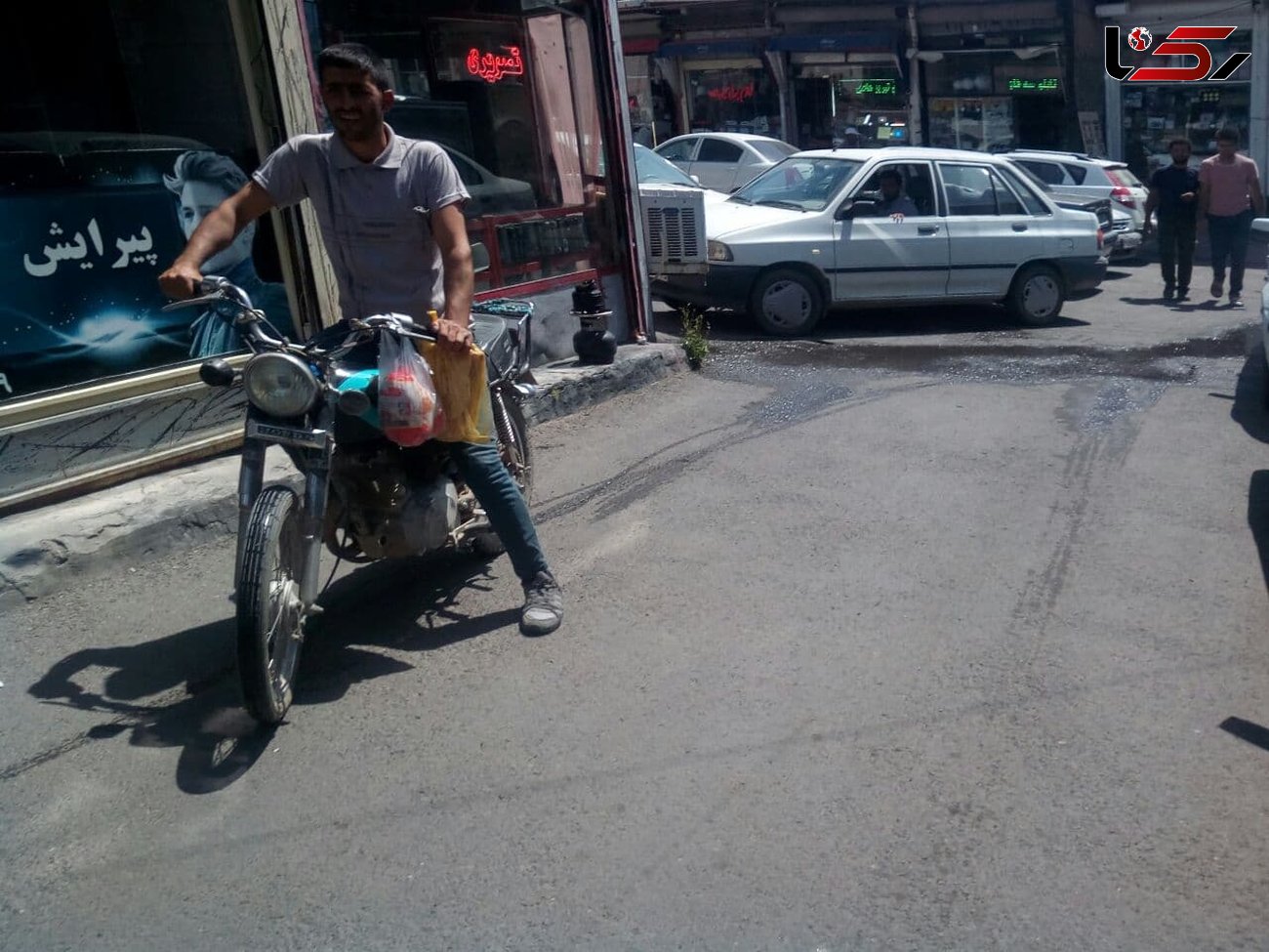وضعیت ترافیک میدان قدیم (دالی خیابان شهرستان هشترود