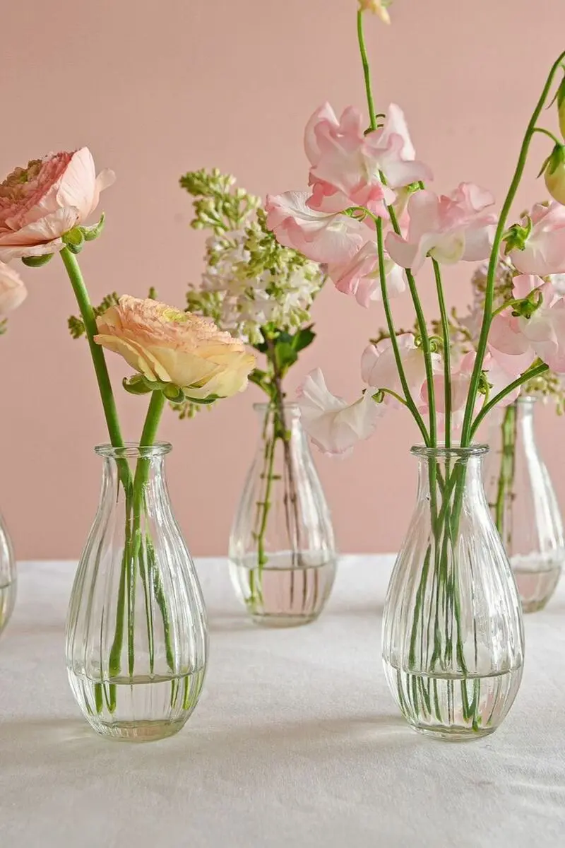 گلدان شیشه ای رومیزی جدید