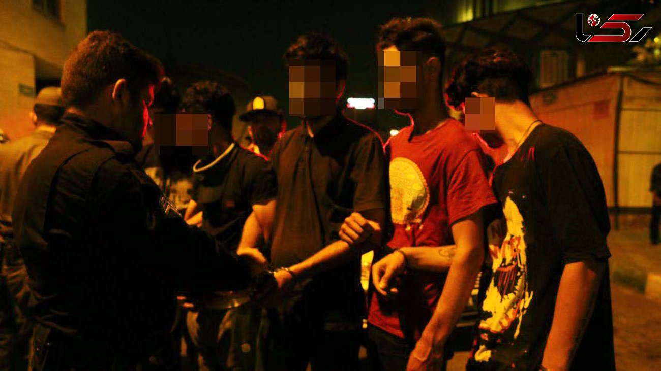 حمله پلیس به خلافکاران پارک دانشجو +عکس و فیلم