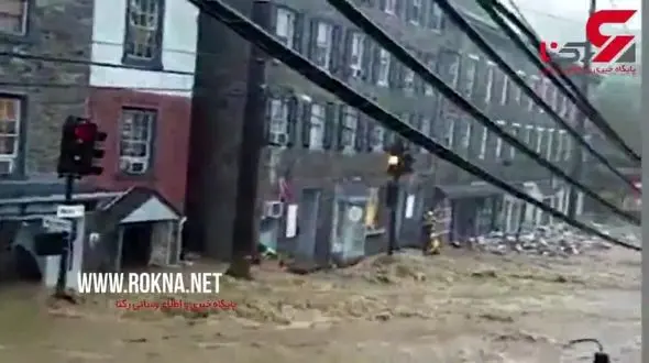 ببینید چطور سیل خانه‌ و ماشین‌ها را با خود برد + فیلم هولناک