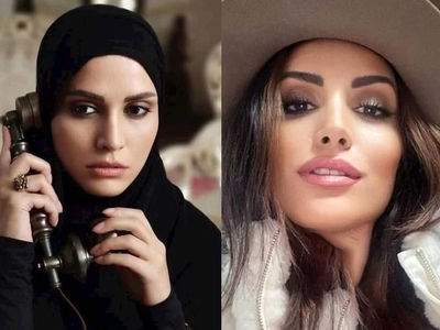 پوشش واقعی و مدلینگی خانم بازیگر لبنانی سریال نجلا  در ایران ! + بیوگرافی و عکس های باورنکردنی
