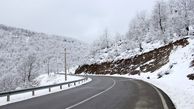 بارش اولین برف پاییزی در ارتفاعات گیلان