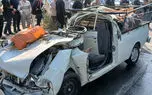 مرگ دلخراش پدر، مادر و کودک 2 ساله در تصادف صبح گاهی امروز تهران