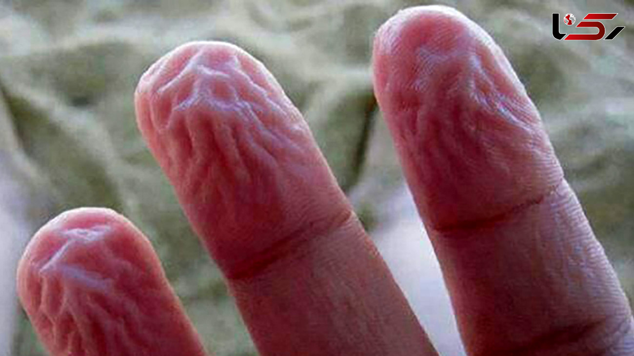 نکات جالب از چروک شدن انگشتان در حمام 