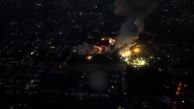 فیلم لحظه انفجار پهپاد در شهر دونتسک اوکراین