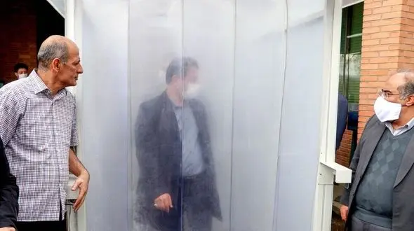 افتتاح اولین تونل هوشمند ضدعفونی در مقابله با کرونا 